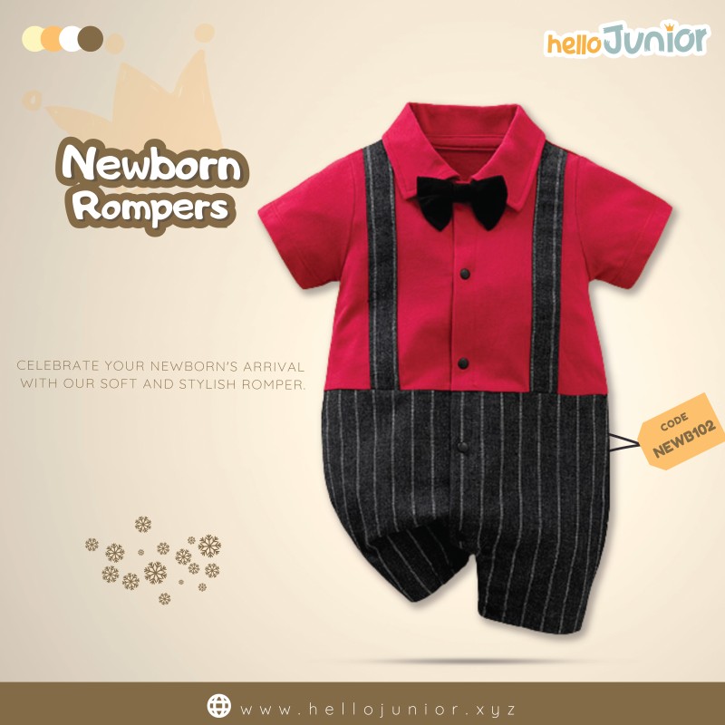 Hello Junior Kids Summer Romper, Newborn baby dress 0 month to 09 month