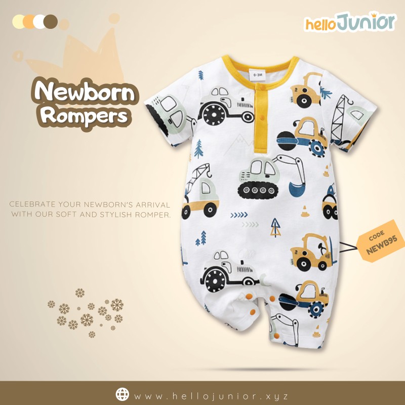 Hello Junior Kids Summer Romper, Newborn baby dress 0 month to 09 month