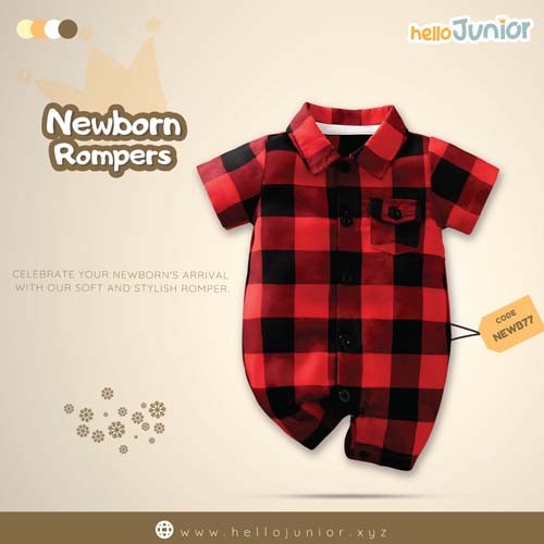 Hello Junior Kids Summer Romper, Newborn baby dress 0 month to 09 month