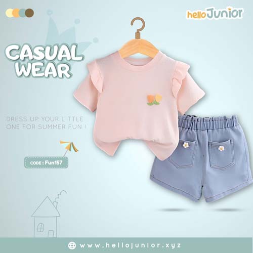 Hello Junior Kids Casual Wear / Dress for 6 Months to 5 Years
