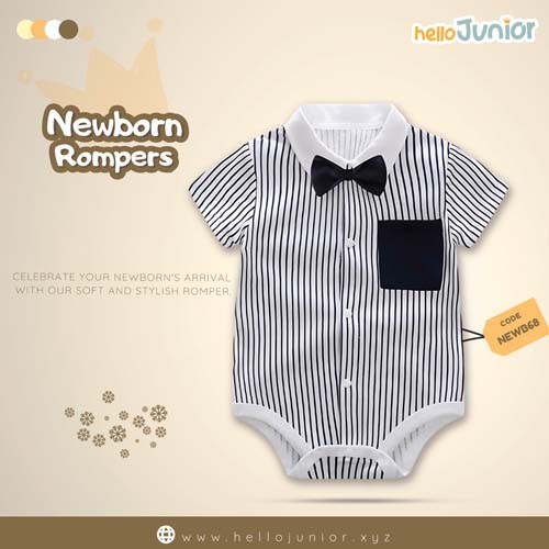 Hello Junior Kids Summer Romper, Newborn baby dress 0 month to 09 month