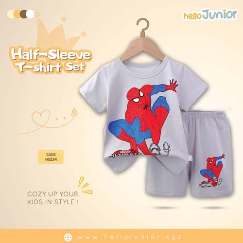 Hello Junior Half Sleeve T-Shirt for Kids (6 Months to 11 Years)