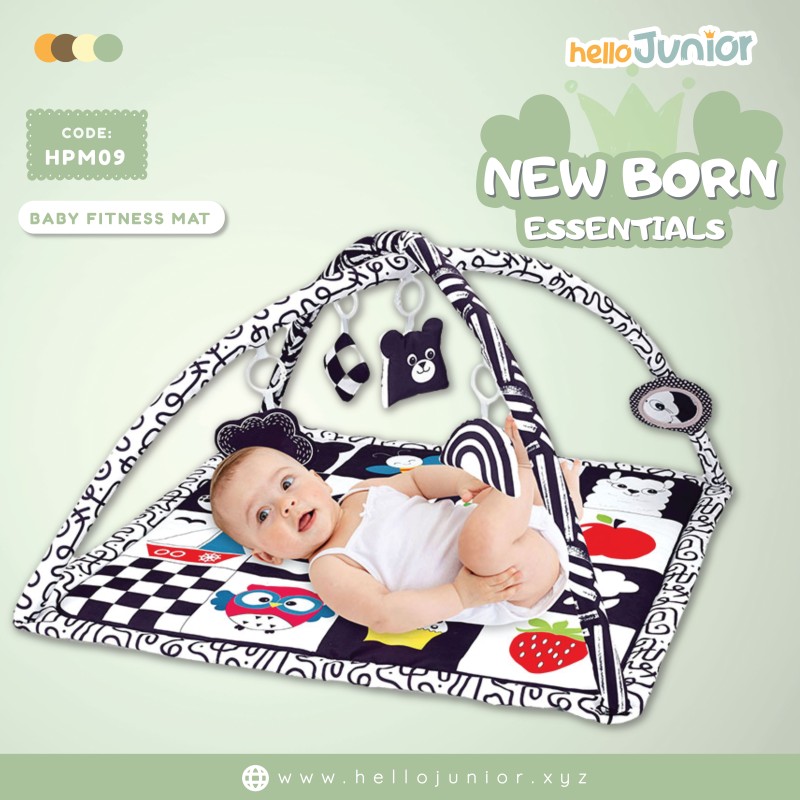 Tummy time Activity mat with 5 detachable toys