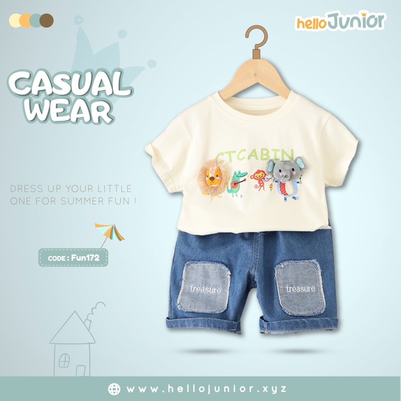 Hello Junior Kids Casual Wear / Dress for 6 Months to 5 Years