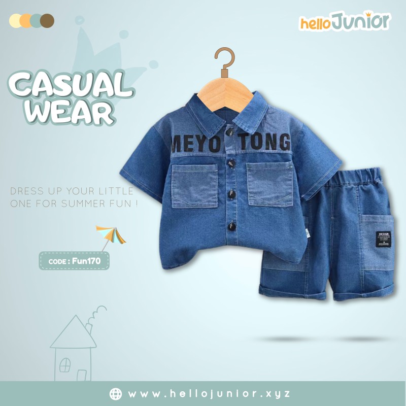 Hello Junior Kids Casual Wear / Dress for 6 Months to 5 Years