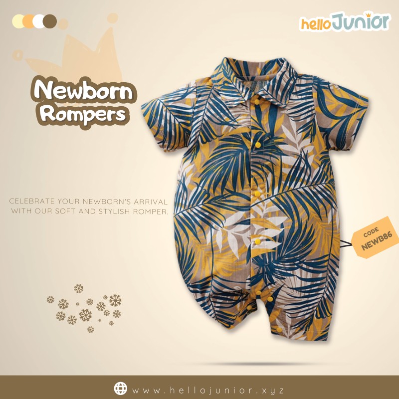 Hello Junior Kids Summer Romper, Newborn baby dress 0 month to 09 month