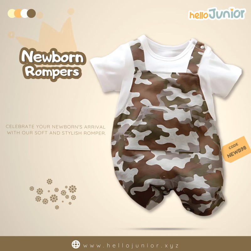 Hello Junior Kids Summer Romper, Newborn baby dress 0 month to 09 month