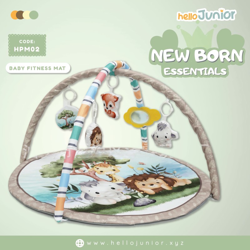Baby play gym mat