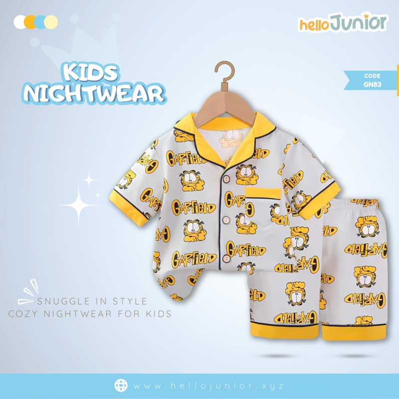 Hello Junior Kids Nightwear / PJ Set / Night Dress (6 Months to 11 Years)