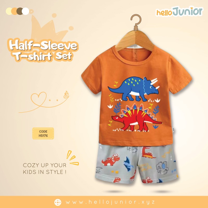 Hello Junior Half Sleeve T-Shirt for Kids (6 Months to 11 Years)