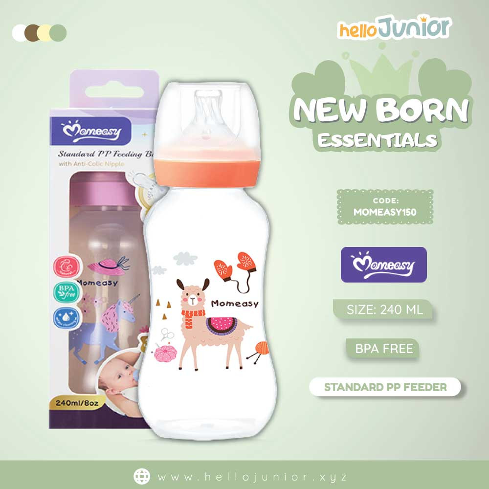 Momeasy Baby Feeding Bottle with Anti-Colic 0m+ Nipple – 4oz/120ML