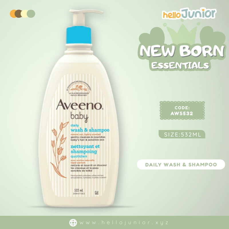 AVEENO Baby Wash & Shampoo 532ml