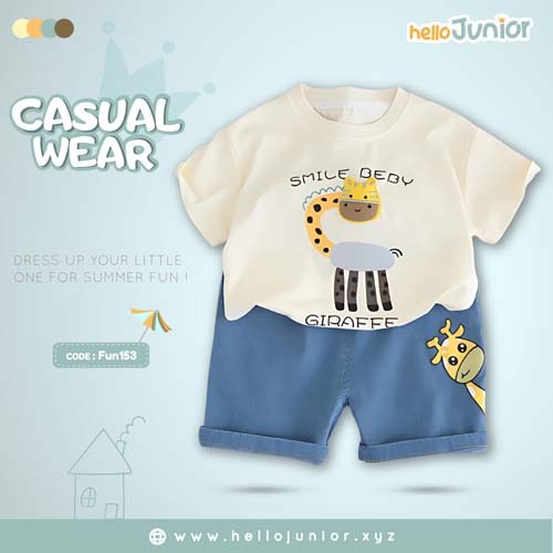Hello Junior Kids Casual Wear / Dress for 6 Months to 5 Years