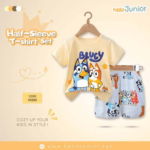 Hello Junior Half Sleeve T-Shirt for Kids (6 Months to 11 Years)