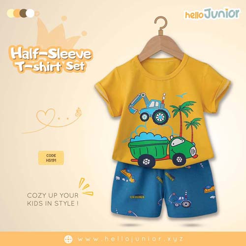 Hello Junior Half Sleeve T-Shirt for Kids (6 Months to 11 Years)