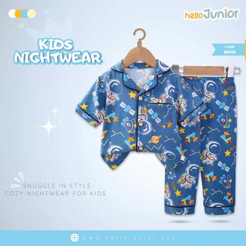 Hello Junior Kids Nightwear / PJ Set / Night Dress (6 Months to 11 Years)