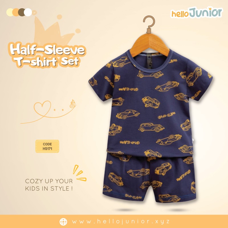 Hello Junior Half Sleeve T-Shirt for Kids (6 Months to 11 Years)