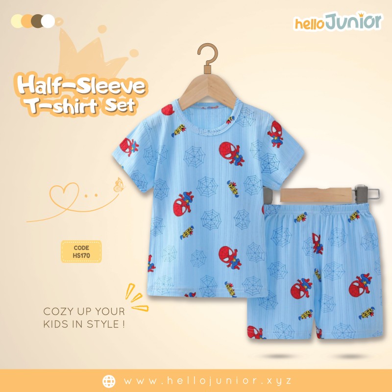 Hello Junior Half Sleeve T-Shirt for Kids (6 Months to 11 Years)