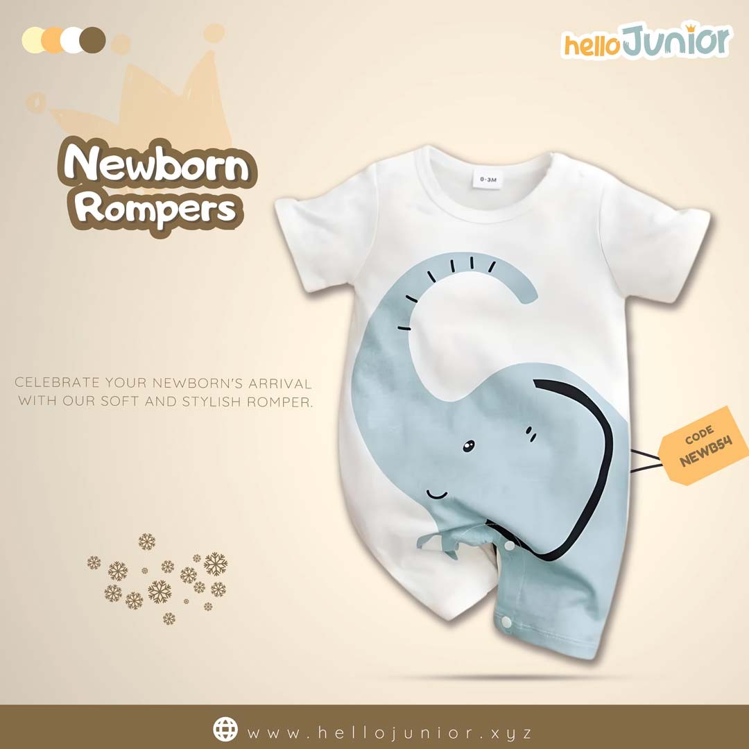Hello Junior Kids Summer Romper, Newborn baby dress 0 month to 09 month