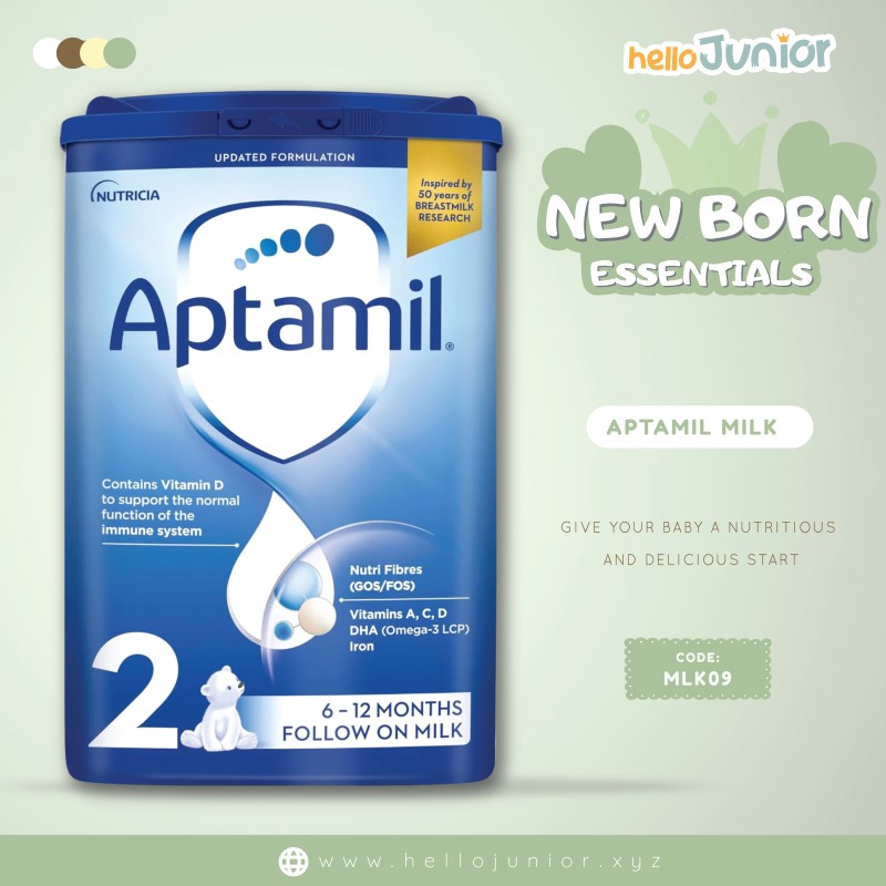 Aptamil 2 Follow On Baby Milk Powder for babies aged 6-12 months 800g