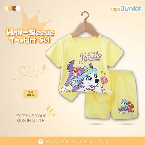 Hello Junior Half Sleeve T-Shirt for Kids (6 Months to 11 Years)