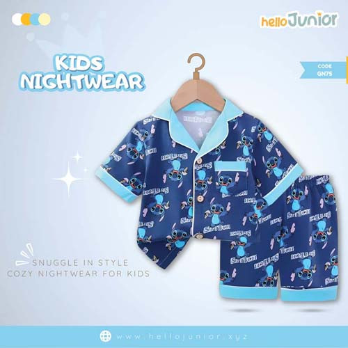 Hello Junior Kids Winter Nightwear / PJ Set / Night Dress (6 Months to 11 Years)