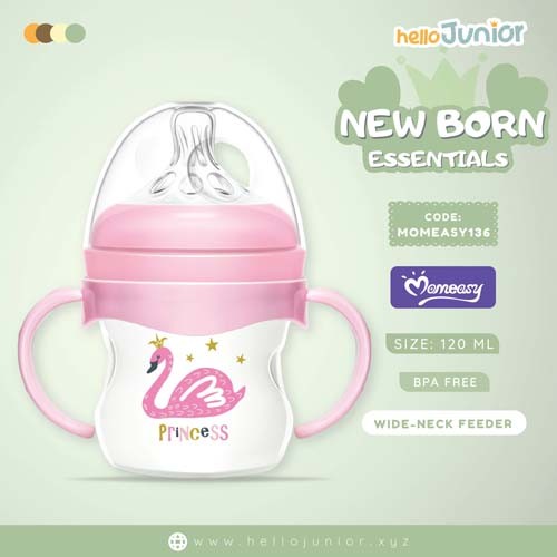 Momeasy Wide Neck PP Feeding Bottle with anti-colic Nipple