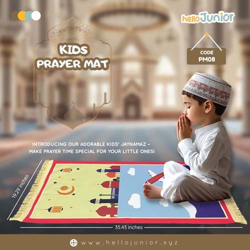 Hello Junior Baby PrayerMat / Jaynamaz for kids