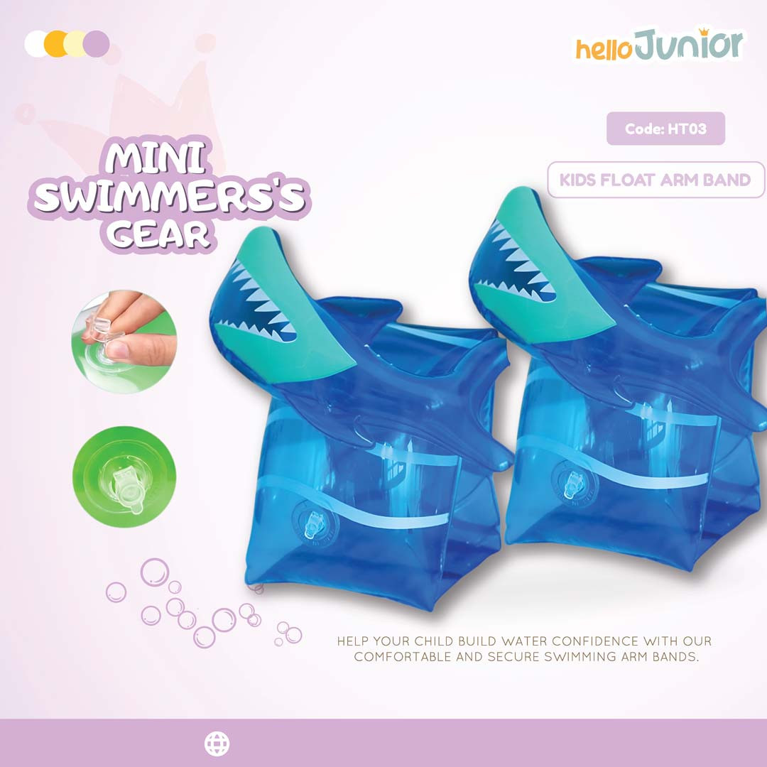 Hello Junior Kids Float Arm Band / Swimming Arm Band / Mini Swimming Gear (3-6 Years)