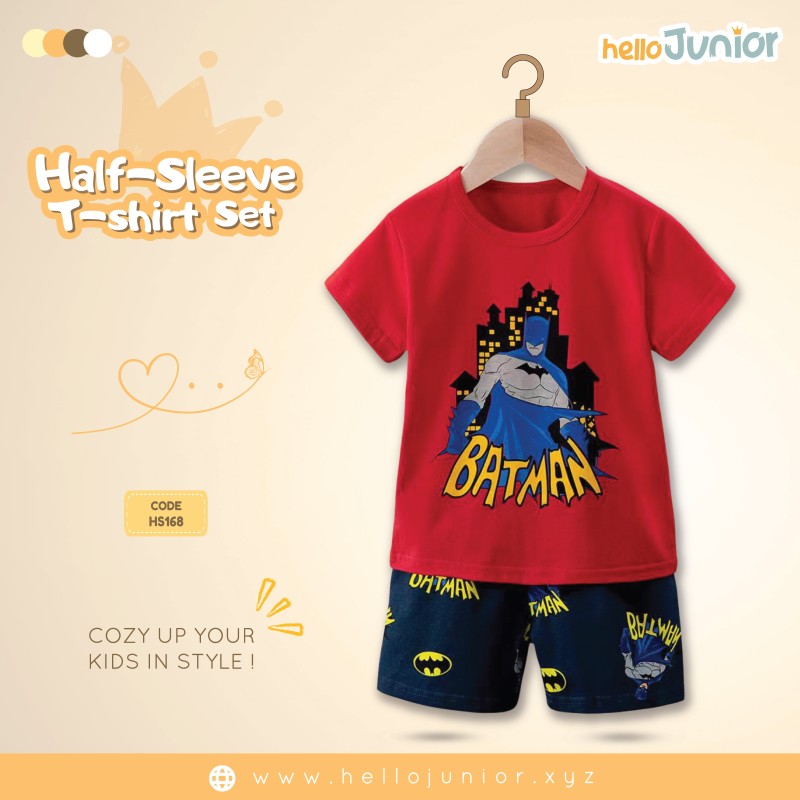 Hello Junior Half Sleeve T-Shirt for Kids (6 Months to 11 Years)