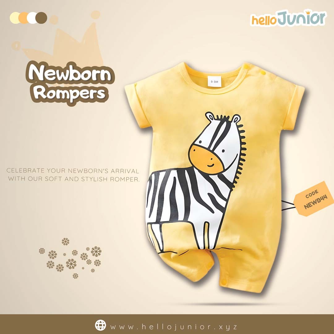 Hello Junior Kids Summer Romper, Newborn baby dress 0 month to 09 month