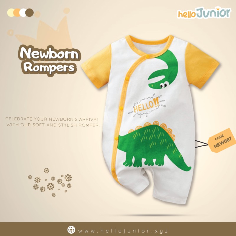 Hello Junior Kids Summer Romper, Newborn baby dress 0 month to 09 month