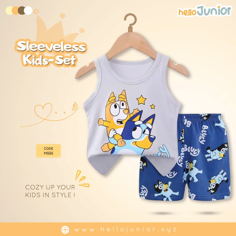 Hello Junior Sleeveless / Maggie sleeve T-Shirt for Kids (6 Months to 11 Years)