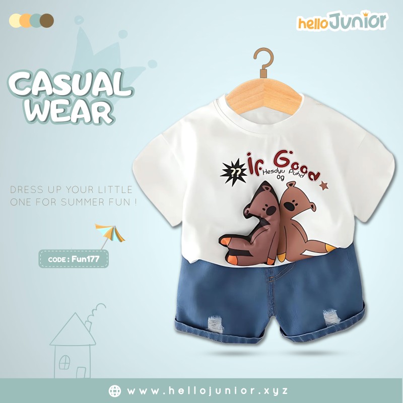 Hello Junior Kids Casual Wear / Dress for 6 Months to 5 Years