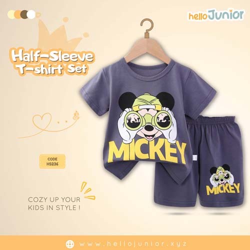 Hello Junior Half Sleeve T-Shirt for Kids (6 Months to 11 Years)