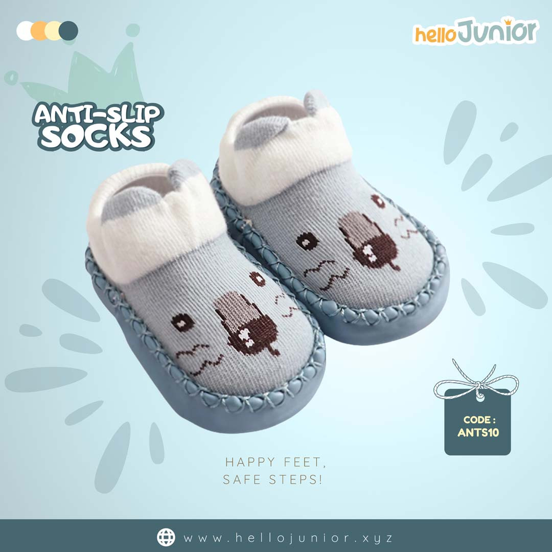 Anti-Slip Socks for Kids (11 cm - 14 cm, 0-36 Months)