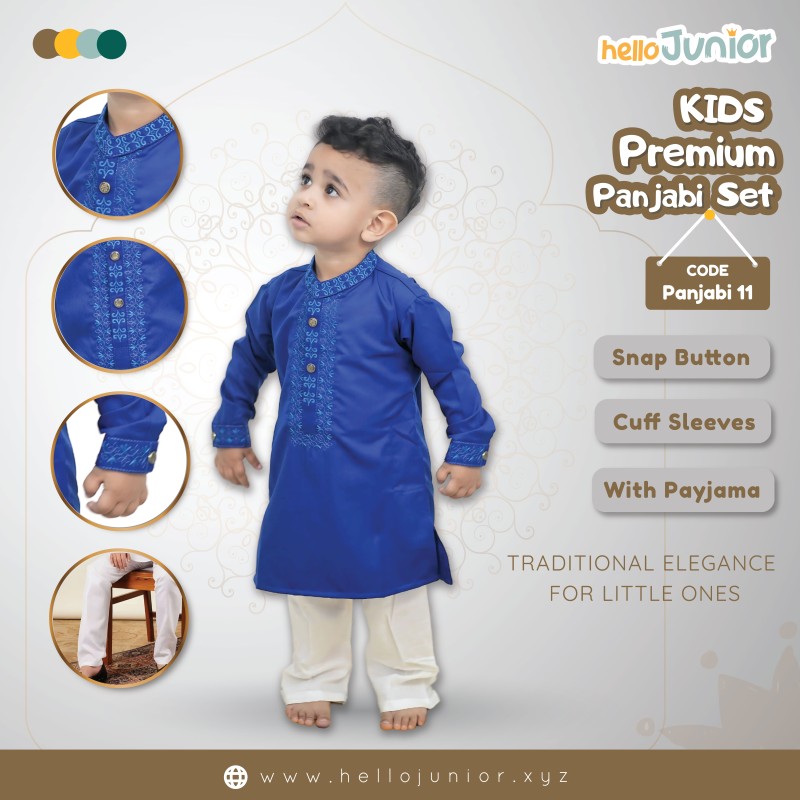 Premium Panjabi with pajama set for kids (1 years - 6 years)