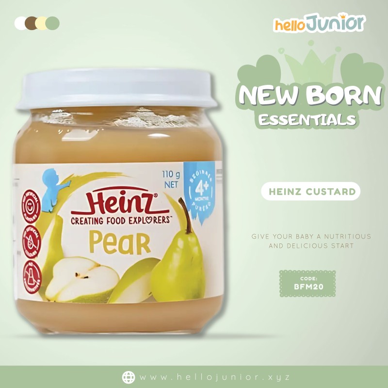 Heinz Pear Custard 4+Months - 110g (Australia)