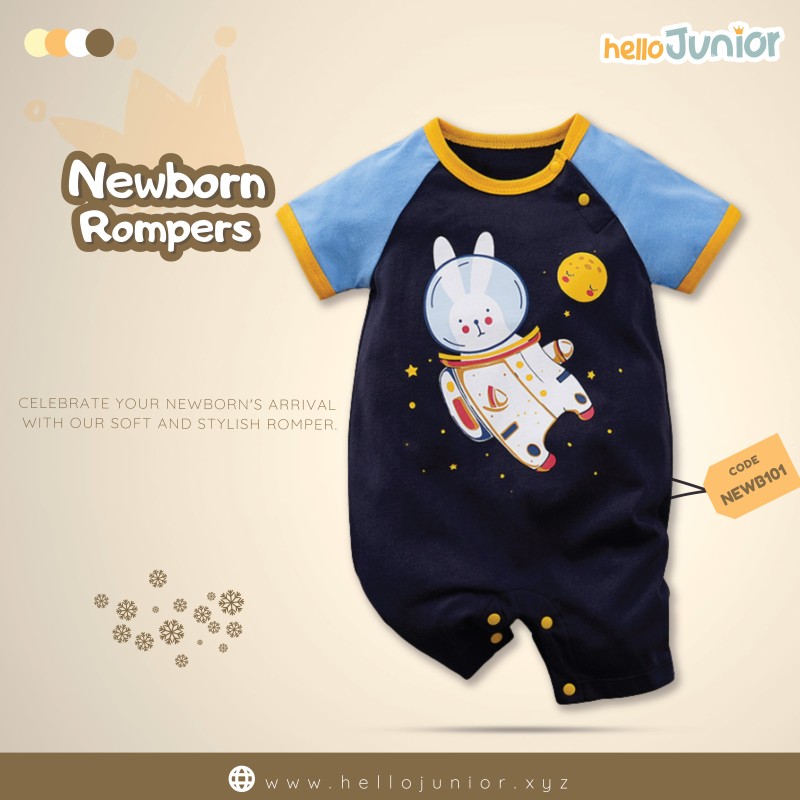 Hello Junior Kids Summer Romper, Newborn baby dress 0 month to 09 month