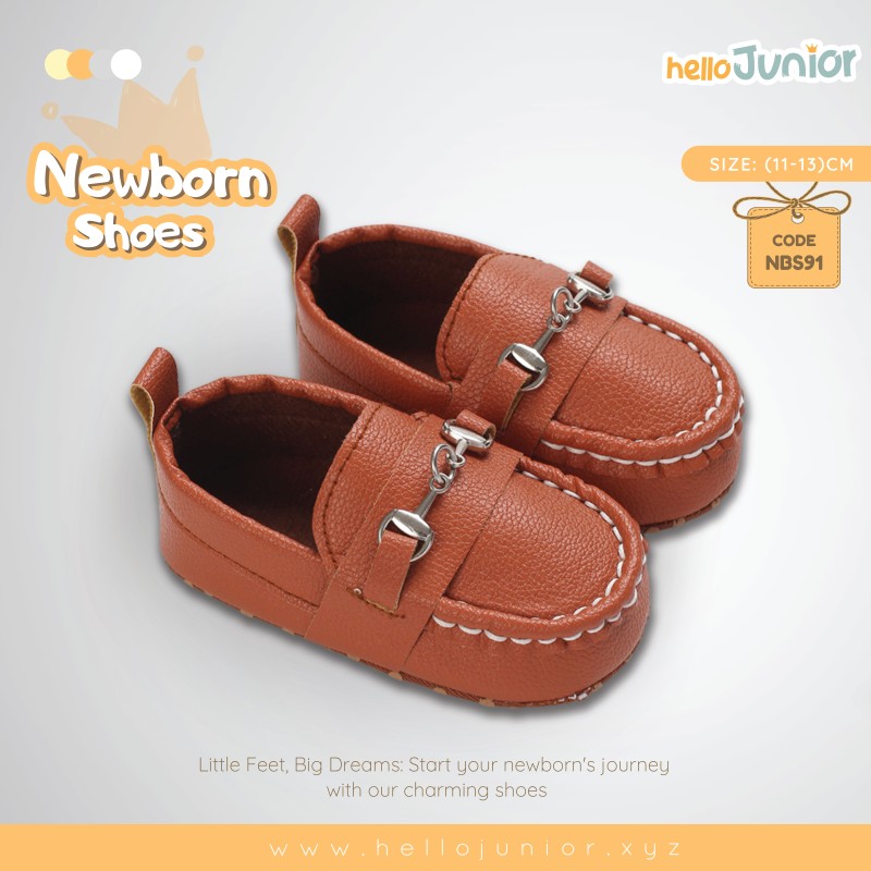 Hello Junior baby shoes for newborn to 18 month, made with cotton and rubber sole