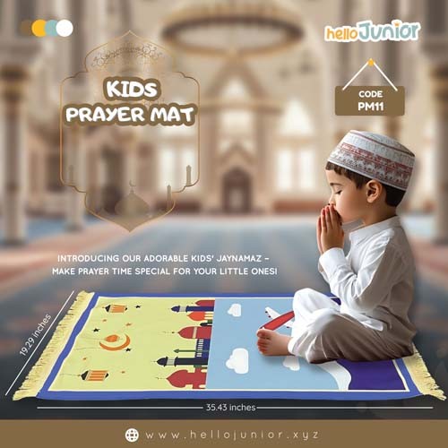 Hello Junior Baby PrayerMat / Jaynamaz for kids