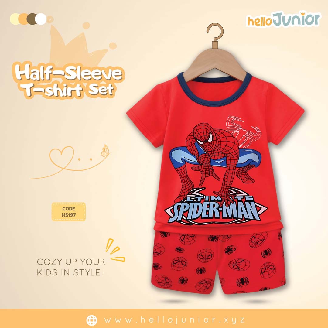 Hello Junior Half Sleeve T-Shirt for Kids (6 Months to 11 Years)