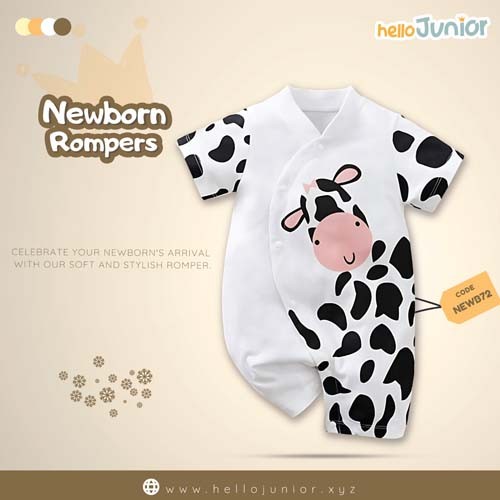 Hello Junior Kids Summer Romper, Newborn baby dress 0 month to 09 month