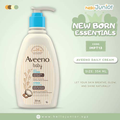 Aveeno Baby Daily Moisture Cream – 354ml (Made in Canada)