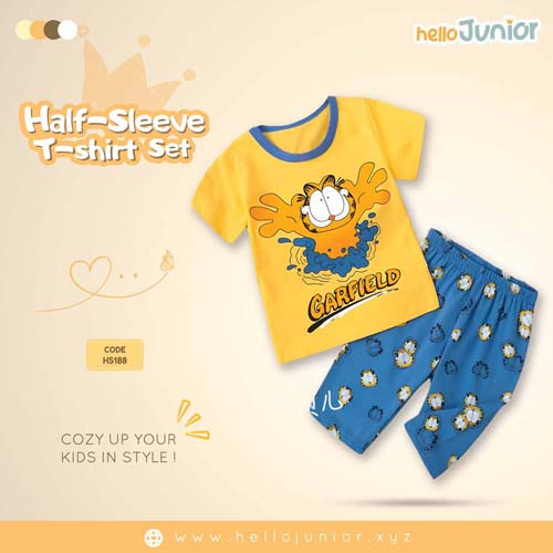 Hello Junior Half Sleeve T-Shirt for Kids (6 Months to 11 Years)