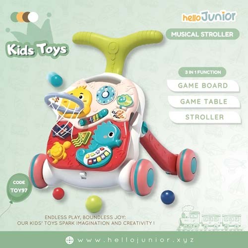 3-in-1 Musical Walker