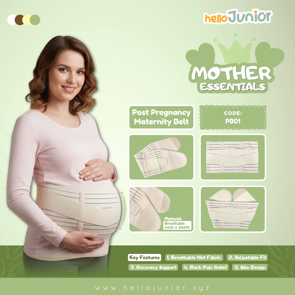 Maternity Support Belt Breathable Pregnancy Belly Band – Adjustable Abdominal & Back Support (Khaki, 68cm)