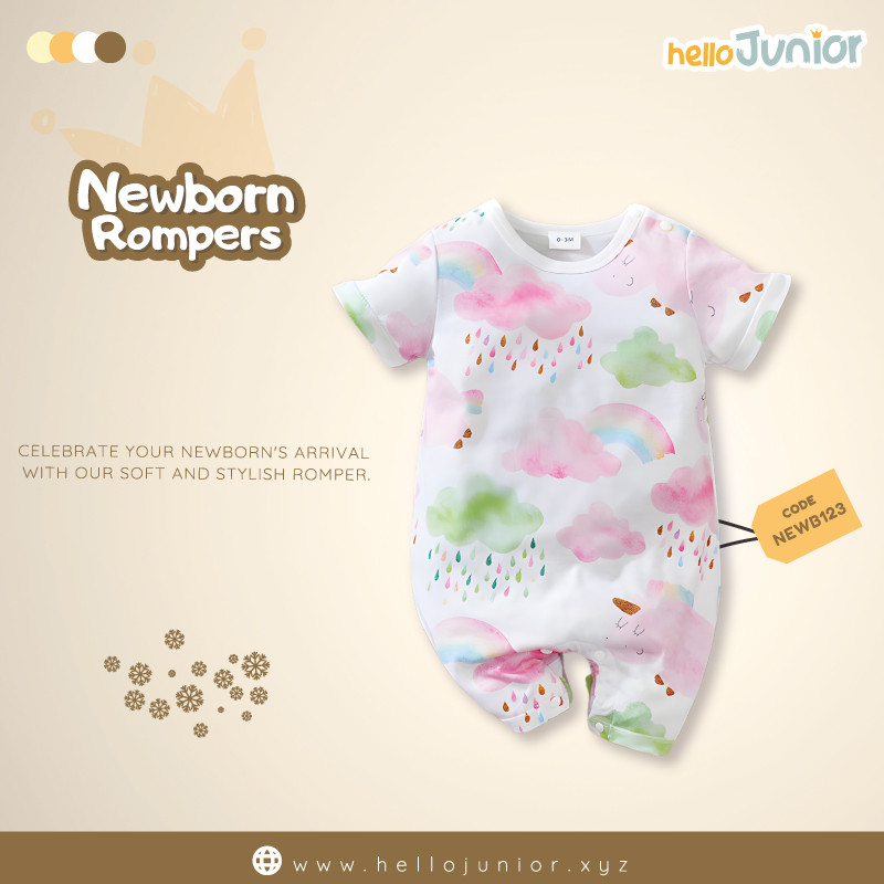 Hello Junior Kids Summer Romper, Newborn baby dress 0 month to 09 month