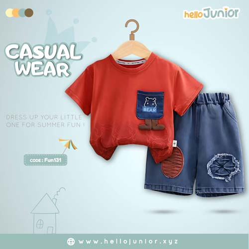 Hello Junior Kids Casual Wear / Dress for 6 Months to 5 Years