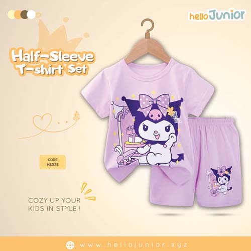 Hello Junior Half Sleeve T-Shirt for Kids (6 Months to 11 Years)